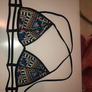 Victoria’s Secret pattern bikini top, size small